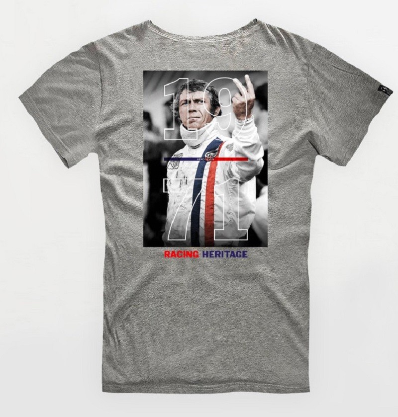 T-SHIRT THE MAN IN LE MANS HERO SEVEN