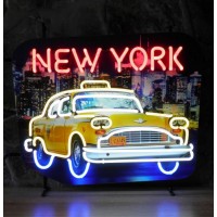Néon New York Taxi