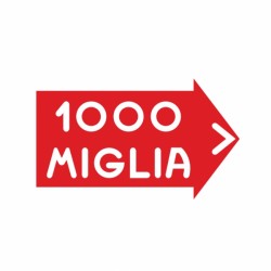 MILLE MIGLIA AUTOCOLLANTS 10 X 6.8 cm