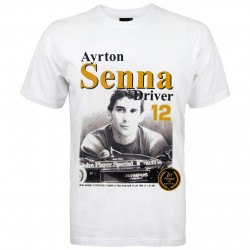 AYRTON SENNA T-SHIRT PREMIERE VICTOIRE 1985
