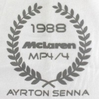 AYRTON SENNA T-SHIRT CHAMPION DU MONDE 1988 MAC LAREN