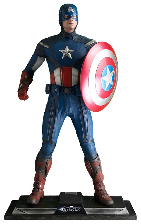 STATUE TAILLE REELLE CAPTAIN AMERICA THE AVENGERS