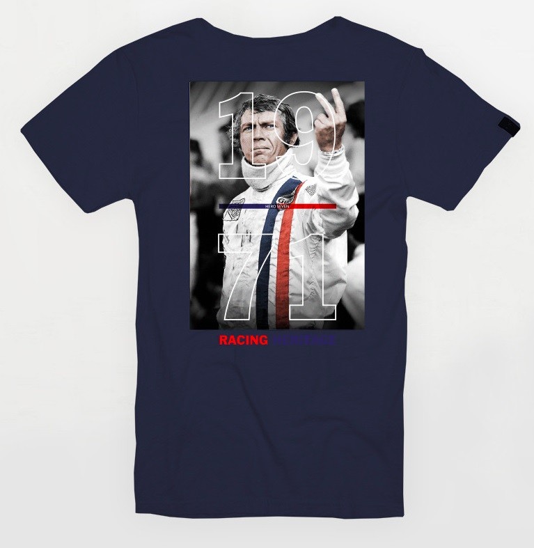 T-SHIRT THE MAN IN LE MANS  HERO SEVEN