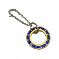 KEYCHAIN RING COLOR BLUE SPEEDOMETER