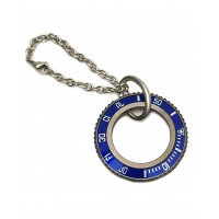 KEYCHAIN RING COLOR BLUE SPEEDOMETER