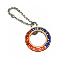 KEYCHAIN RING COLOR BLUE/RED SPEEDOMETER